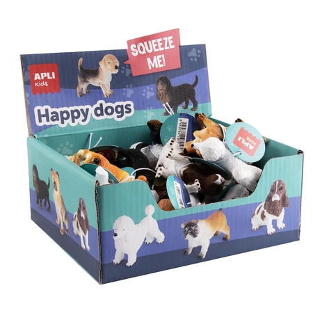 Zestaw gniotków Apli Kids - Psy 6 szt.