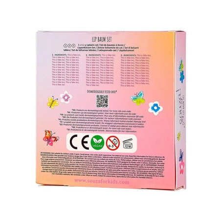 Souza! Zestaw balsamów do ust dla dzieci 3 szt.
