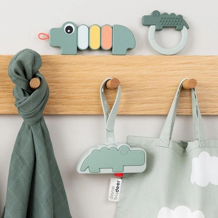 Done by Deer Etui na Smoczek Krolodyl Croco Green