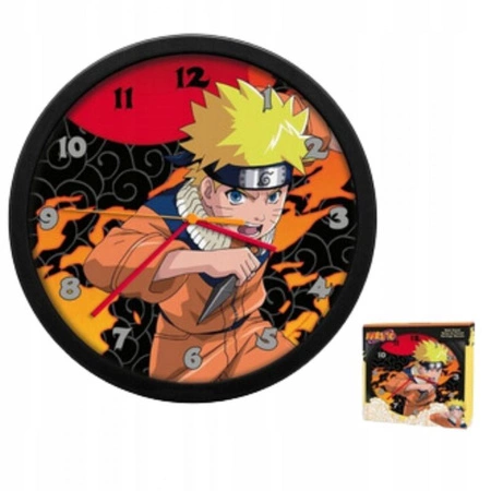 Zegar ścienny (średnica: 25 cm) Naruto