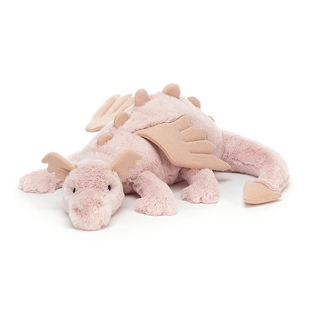 JellyCat Rose Dragon smok różowy 19x66cm
