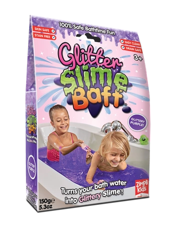 Zestaw do robienia glutów, Slime Baff Glitter, fioletowy, 3+, Zimpli Kids