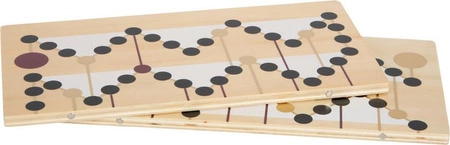 Drewniane gry planszowe Węże i drabiny Ludo Gold Edition 12218-Small Foot