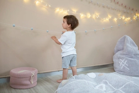 Lorena Canals Dywan bawełniany/Pufa Lou Ø 120 cm