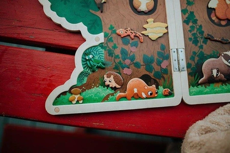 Układanka drewniana magnetyczna z 30 magnesami Drzewo, Janod