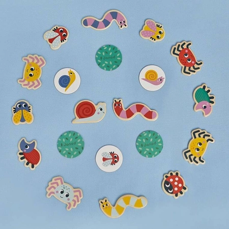 USZKODZONE OPAKOWANIE Janod Gra w chowanego Ogród 2+