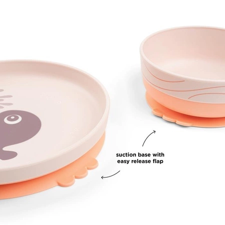 Done by Deer Zestaw Obiadowy z Przyssawką Foodie Wally Powder