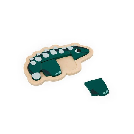 Puzzle progresywne drewniane Dinozaury 4 układanki – 2, 3, 4 i 5 elementów 18 m+, Janod