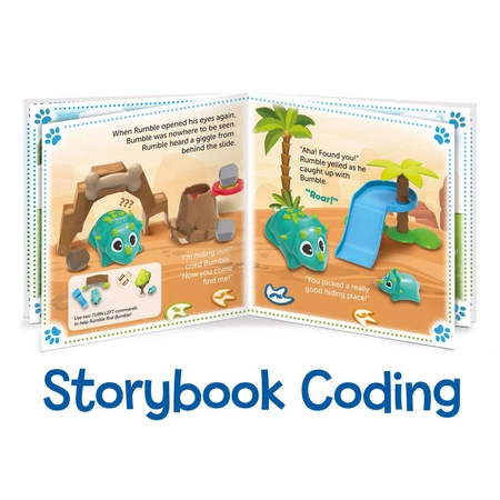 Coding Critters Rumble, Bumble, Robot do nauki programowania dla dzieci, Dinozaur
