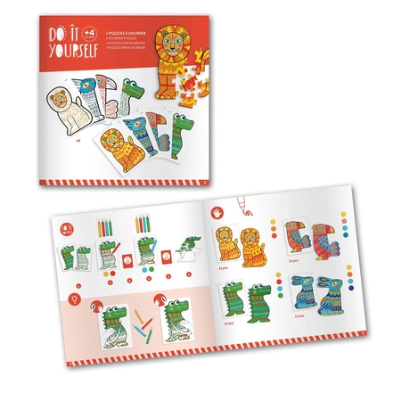 Zrób to sam - puzzle do kolorowania DJ07946