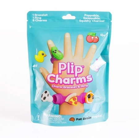 Fat Brain Toy Biżuteria Plip Charms. Zestaw Różowy