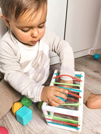 WOOPIE Elastyczna Kostka Sensoryczna Sorter dla Dzieci Kolorowe Kształty 13 el.