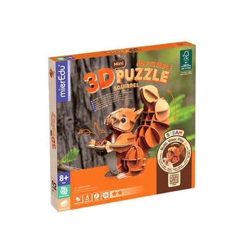 mierEdu Puzzle 3D mini - Wiewiórka ME4112