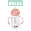 Beaba Bidon niekapek ze słomką tritanowy 300 ml old pink