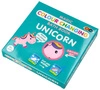 Zestaw zmieniający kolor książeczka z zabawką- Jednorożec