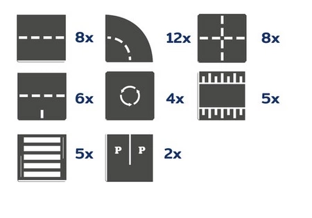 COBLO, nakładki na klocki - Droga 50 szt