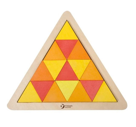 Układanka trójkąty Mozaika Klocki Classic World