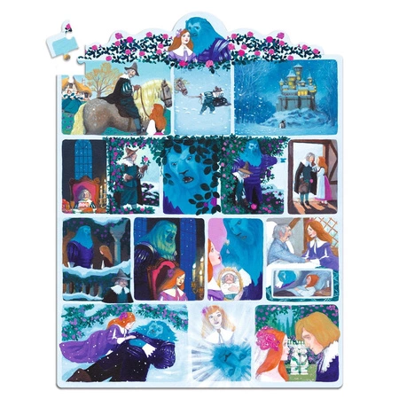 Puzzle opowieść - PIĘKNA I BESTIA 100 el. DJ07055