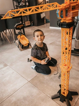 WOOPIE Dźwig Żuraw Zdalnie Sterowany 103 cm R/C Ciężarówka Koparka + 4 Akc.