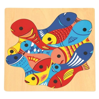 Układanka magnetyczna Rybki z wędkami