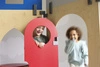 Drewniany panel Miasto teatr domek dla dzieci zabawka mebelki Micki
