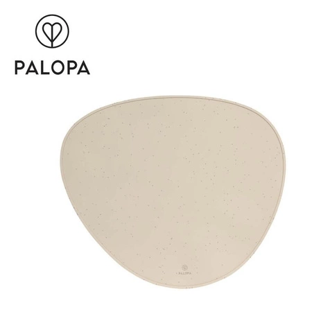 PALOPA Mata pod miskę dla psa Loua granule taupe