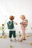 Lassig Plecak mini kwadratowy Little Gang Lemon dark green