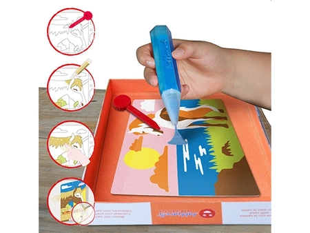 Zestaw do kolorowania piaskiem Free Spirit 3l+ SABBIARELLI