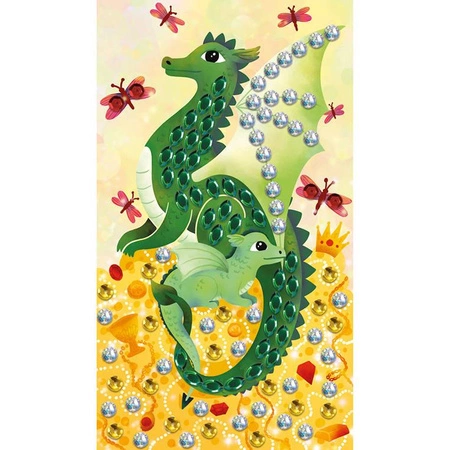 Zestaw kreatywny Cekiny Smoki 6+, Janod