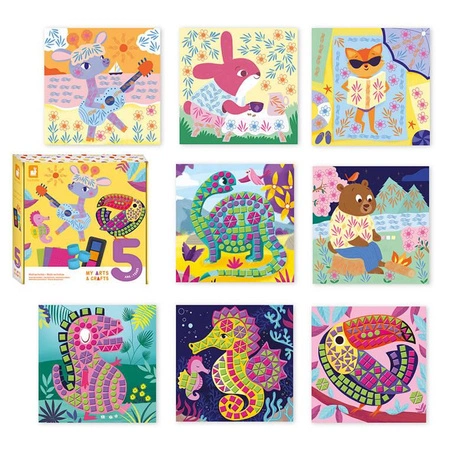 Multizestaw kreatywny 5-latka My arts & crafts 5+, Janod