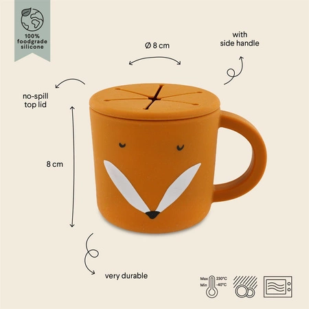 Silikonowy Kubek na Przekąski - Lis