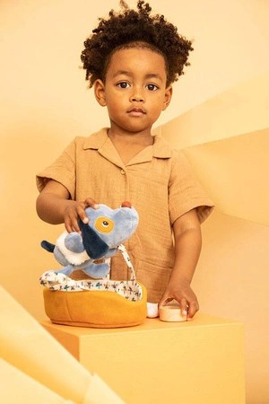 Lilliputiens Przytulanka piesek z koszyczkiem i akcesoriami Piesek Jules 12 m+