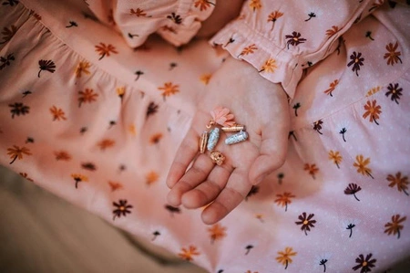 Zestaw kreatywny do tworzenia biżuterii Papierowe koraliki 8+, Janod