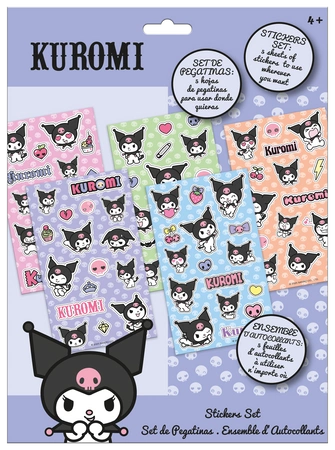 Naklejki Kuromi 92 sztuki KU00021