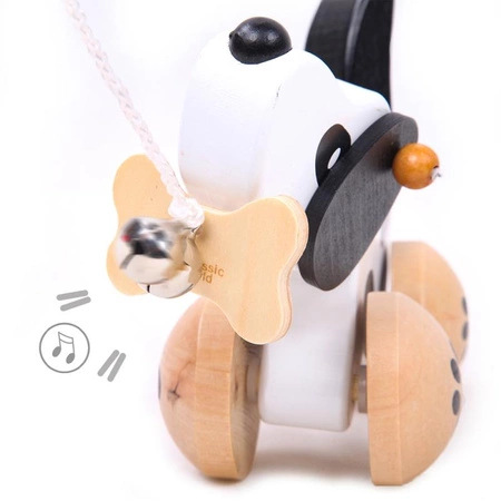 CLASSIC WORLD Drewniany Piesek Do Ciągnięcia Ciągacz Eco