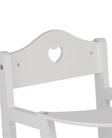 Krzesełko dla lalek do karmienia, Serce, small foot