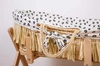Childhome Kosz mojżesza Boho z materacykiem + Pokrowiec Jersey Leopard