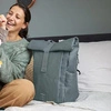 Lassig Green Label Plecak dla mam z akcesoriami Rolltop Up Backpack anthracite