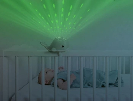 Zazu WALLY Projektor Wieloryb Blue