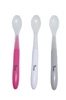 B-Miękkie łyżeczki komplet White/Pink/Grey