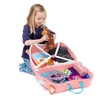 Jeżdżąca walizeczka Trunki - Flaming Flossi + naklejki
