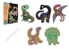 Zestaw kreatywny Do zdrapywania Dinozaury 5+, Janod