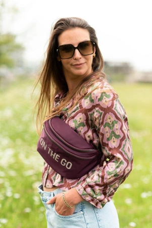 Childhome Nerka Banana Bag Aubergine