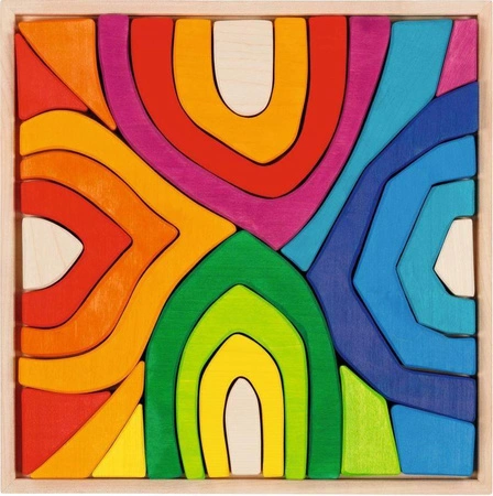 Układanka dopasowywanka Cztery Pory Roku 58471-goki, klocki drewniane