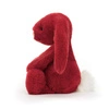 JellyCat - Króliczek LUX Czerwony 31 cm