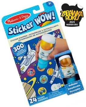 Sticker WOW! Stempelki z naklejkami Astronauta