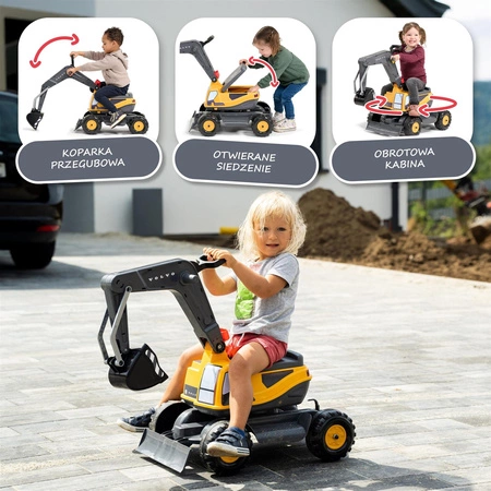 FALK Koparka Przegubowa Volvo Obrotowa Kabina Łopata Pług