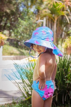 Zoocchini Pieluszka Kąpielowa Różowy Rekin 2-3 lata – 2 szt.