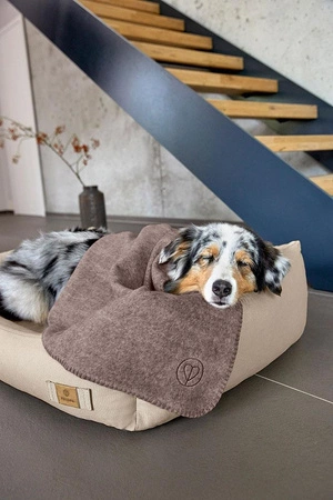 PALOPA Legowisko dla psa bawełniane Fred humus M