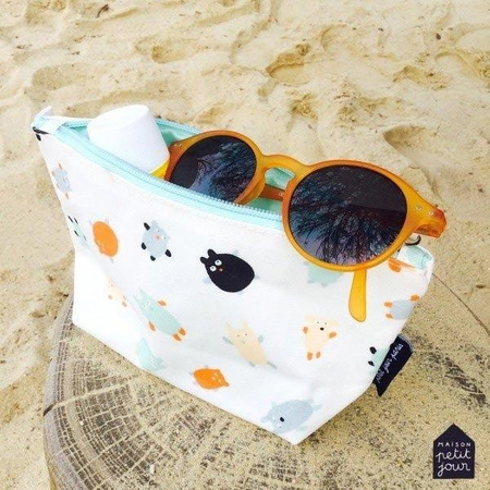 Saszetka - kosmetyczka, seria Doudous - Puchaci Przyjaciele | Maison Petit Jour®